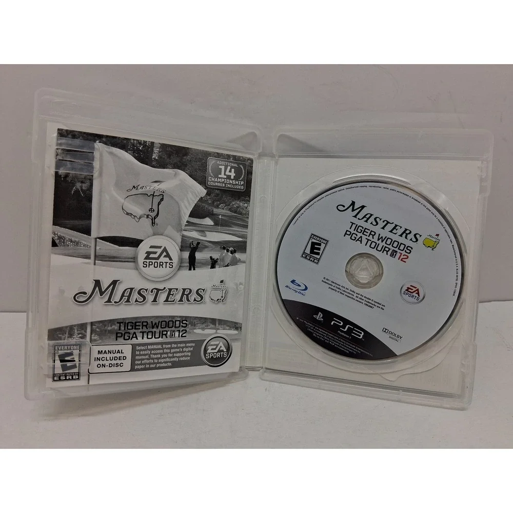Tiger Woods PGA Tour 12 The Masters PS3 PlayStation 3 EA Sports Golf Game 19530